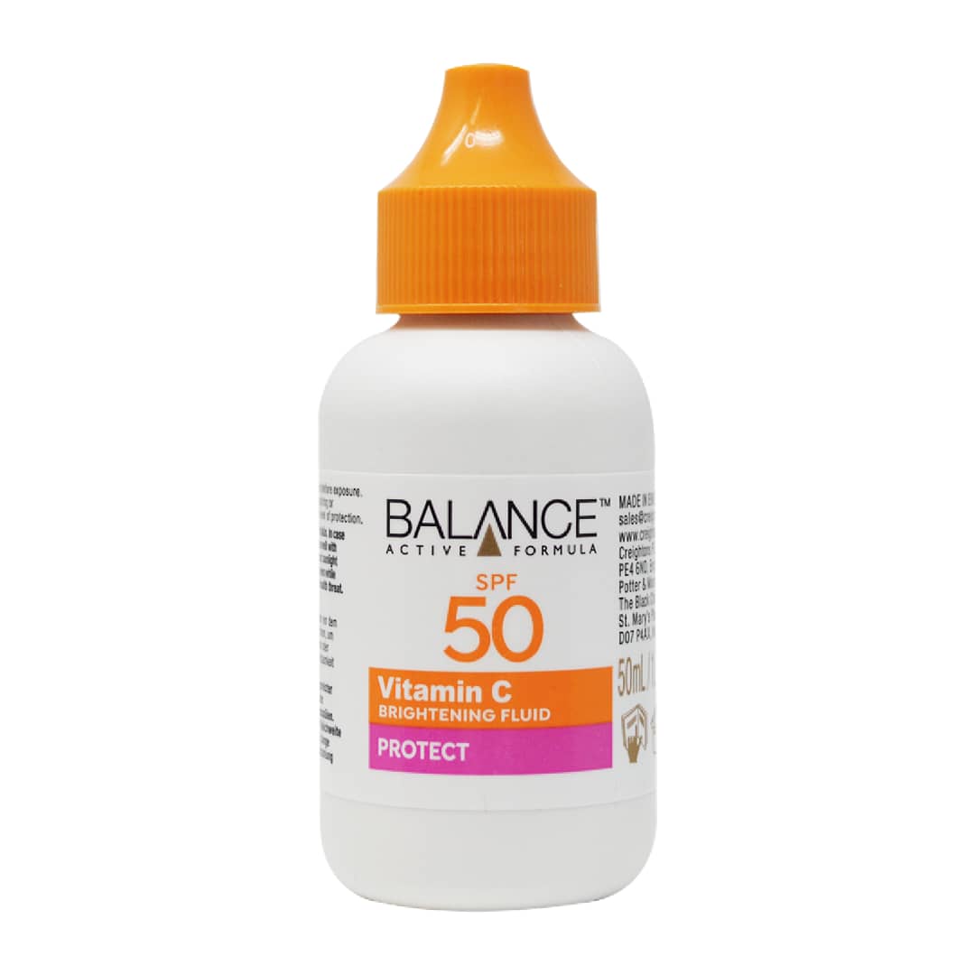 Vitamin C Brightening Fluid with SPF 50.