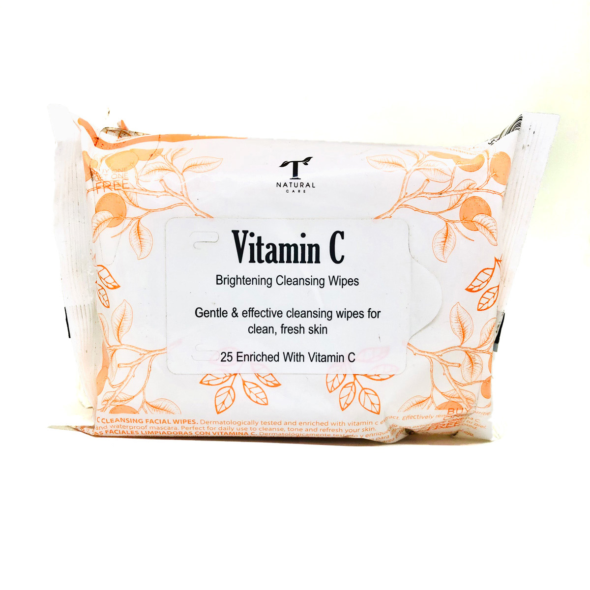 Natural Care Vitamin C Brightening Cleansing Wipes