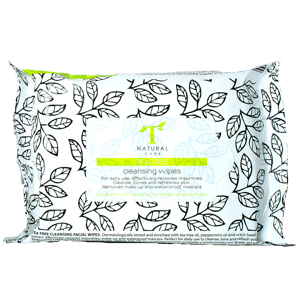 T-Natural Tea Tree & Vitamin C Facial Wipes