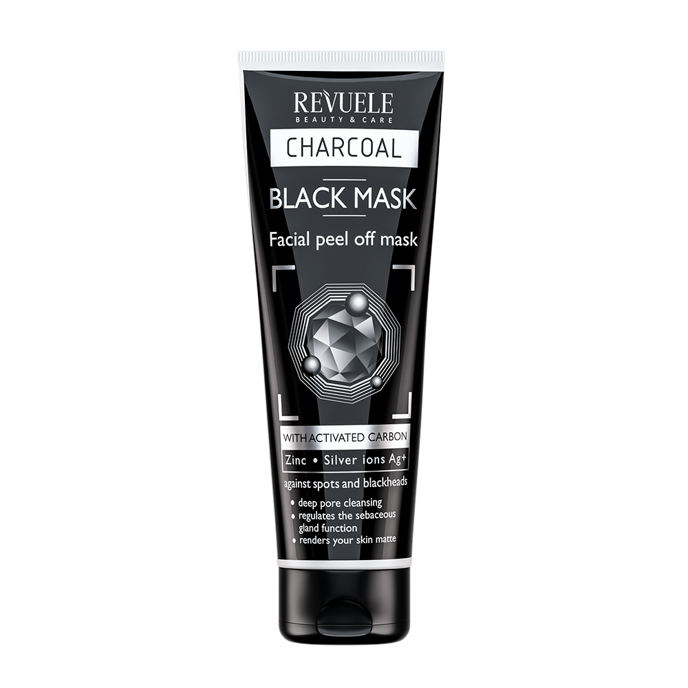 REVUELE CHARCOAL Black Mask Peel Off with Activated Carbon